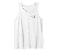 St. Andrews Scotland Crossed Clubs and Golf Ball Black Left Tank Top