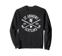 St. Andrews Scotland Crossed Clubs Est. 1552 Rampant Lion Sweatshirt