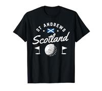 St Andrews Scotland Scottish Golf Player Golfer Grunge T-Shirt