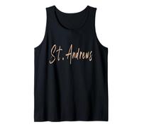 St. Andrews Scotland Vintage Elegant Design Tank Top