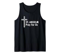 St. Anselm Pray for Us Catholic Church Saint Patronage Tank Top