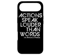 St Anthony of Padua Actions Speak Louder Than Words Catholic Case for iPhone Air