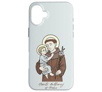St Anthony of Padua with Christ Child Patron Saint Case for iPhone 16 Plus
