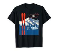 St. Anton Ski Gear - St. Anton Mountain Skiing T-Shirt