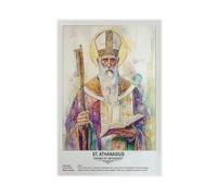St. Athanasius,religious_beliefs Poster Print for Teen Boys Room Canvas Wall Art Canvas Painting Print Unframe 20x30inch