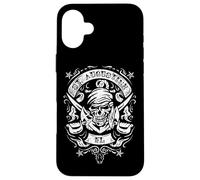 St Augustine FL Pirate Skull Crossed Swords Anchor Design Case for iPhone 16 Plus