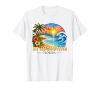 St Augustine Florida Beach Vintage Family Summer Vacation Value Graphic T-Shirt