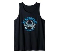 St. Augustine Florida Blue Crab Design Tank Top