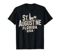 St Augustine Florida Bold Vintage Travel Souvenir T-Shirt