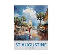 St Augustine Florida，Jigsaws Puzzles 1000 Pieces Classic Jigsaws Educational Games Toys，Best Gift for Adults and Kids（50x70cm）-EE50