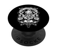 St Augustine Florida Pirate Skull and Crossed Swords Design PopSockets Adhesive PopGrip