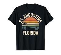 St Augustine Florida Retro Sunset Travel Souvenir T-Shirt