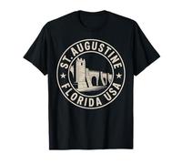St Augustine Florida Stamp Travel Souvenir Badge T-Shirt