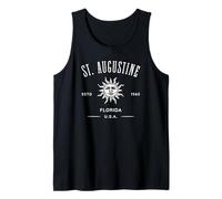 St Augustine Florida Vintage Design Souvenir Tank Top