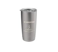 St Augustine Lighthouse Florida Coordinates Design Stainless Steel Insulated Tumbler