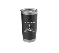 St Augustine Lighthouse Florida Coordinates Design Stainless Steel Insulated Tumbler