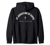 St. Augustine of Hippo Catholic Patron Christian Saint Zip Hoodie