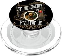 St. Augustine of Hippo Pray for Us City God Catholic PopSockets PopGrip for MagSafe