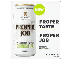 St Austell Brewery Proper Job Cornish IPA 4 x 440ml