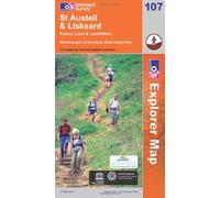 St.Austell,Liskeard, Fowey, Looe and Lostwithiel: Sheet 107 (OS Explorer Map)