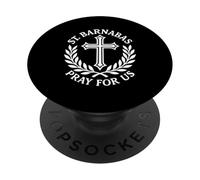 St. Barnabas Pray For Us Catholic Apostle Christian Gifts PopSockets Adhesive PopGrip