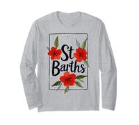 St. Barths Island Tropical Paradise Vacation Long Sleeve T-Shirt