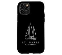 St Barts Caribbean Sailing Club Yachting Paradise Souvenir Case for iPhone 11 Pro