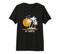 St Barts Island, Caribbean Vacation Souvenir Premium T-Shirt