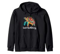 St. Barts/St. Barthélemy Zip Hoodie