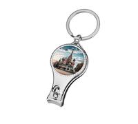 St Basil Cathedral Red Square in Moscow Nail Clipper Curved Blades with Nail File Sharp and Sturdy,Nail Clippers for Salon Home Nail Art, Toenail Clippers Pedicure Tools for Feet for Men & Women