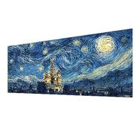 St. Basil'S Cathedral Diamond Art Kits Adults, Diamond Painting Landscape Crystal Art and Crafts for Adults Beginners, DIY 5D Square Rhinestone Embroidery Gem Piantings, Home Wall Decor 90x210cm w-855