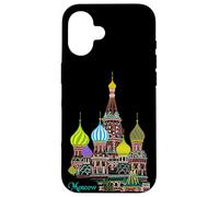 St. Basil's Cathedral Moscow, Russia. Drawing Case for iPhone 16