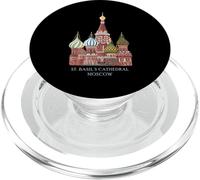 St. Basil's Cathedral Moscow, Russia. Drawing PopSockets PopGrip for MagSafe
