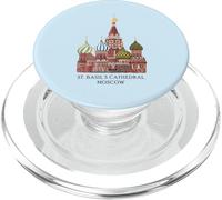 St. Basil's Cathedral Moscow, Russia. Drawing PopSockets PopGrip for MagSafe