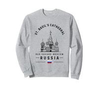 St. Basil's Cathedral Russia Flag Moscow Red Square Sweatshirt