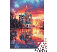St. Basil's Reflections-1 1000 Piece Jigsaw Puzzle for Adults, 52x38cm/1000pcs, January Puzzle Activity, Relaxing Home Time And A Fresh Start