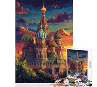 St. Basil's Splendor Puzzles for Teenagers 1000 Pieces Gifts Birthday Pattern Assembly Toy Wall Decor Suitable for Ages 14 And Up size 38x26cm