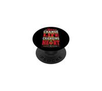 St Benedict Change Your Life Heart Catholic Saint Quotes PopSockets Adhesive PopGrip