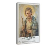 St. Benedict_Joseph Labre,religious_beliefs Art Wall Decoration Poster Family Bar Restaurant Garage Cafe Art Sign Gift Frame 12x18inch