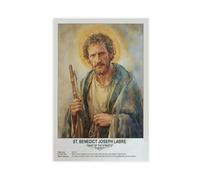 St. Benedict_Joseph Labre,religious_beliefs Poster Print for Teen Boys Room Canvas Wall Art Canvas Painting Print Unframe 12x18inch