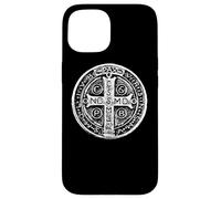 St. Benedict Medal Saint Benedict Cross Catholic Christian Case for iPhone 15