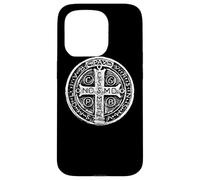 St. Benedict Medal Saint Benedict Cross Catholic Christian Case for iPhone 15 Pro