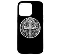St. Benedict Medal Saint Benedict Cross Catholic Christian Case for iPhone 15 Pro Max