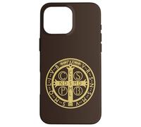 St Benedict Medal Saint Medalion Catholic Christian Case for iPhone 16 Pro Max