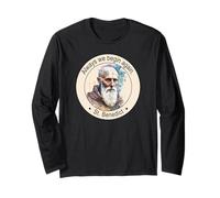St Benedict of Nursia Famous Popular Catholic Saints Quote Long Sleeve T-Shirt