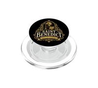 St Benedict Ora et Labora Traditional Catholic Saint PopSockets PopGrip for MagSafe