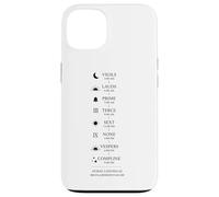 St. Benedict Prayer schedule in a day - Monastic life Case for iPhone 13