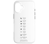 St. Benedict Prayer schedule in a day - Monastic life Case for iPhone 16