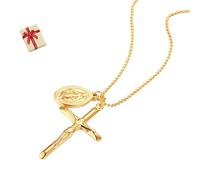 St.Benedict Protection Cross Power Pendant Necklace, St.Benedict Protection Cross Power Bracelet, for Everyday Wear Great Gifts for Daughter, Women, Mom, Wife, Aunt, Best Friend (1)