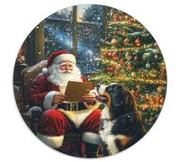St. Bernard 1000 Pieces Jigsaw Puzzles For Adults Family Challenge Toys Stress Relieving Entertainment Cultivate The Spirit of Teamwork for Men, Women, Elders, Seniors 1000pcs (67.5x67.5cm)